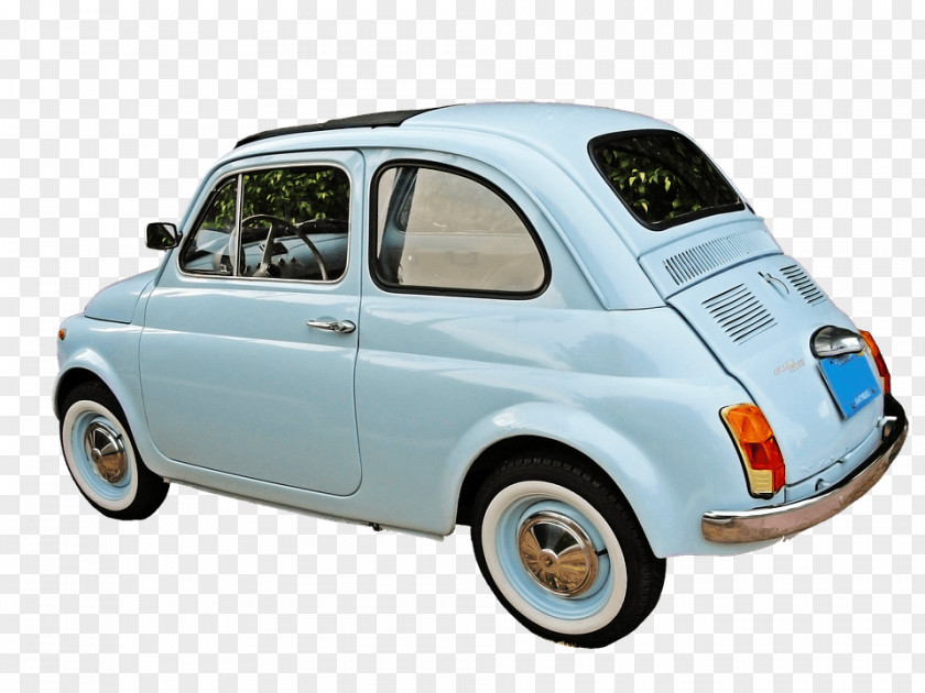 Fiat Vintage Blue PNG clipart PNG