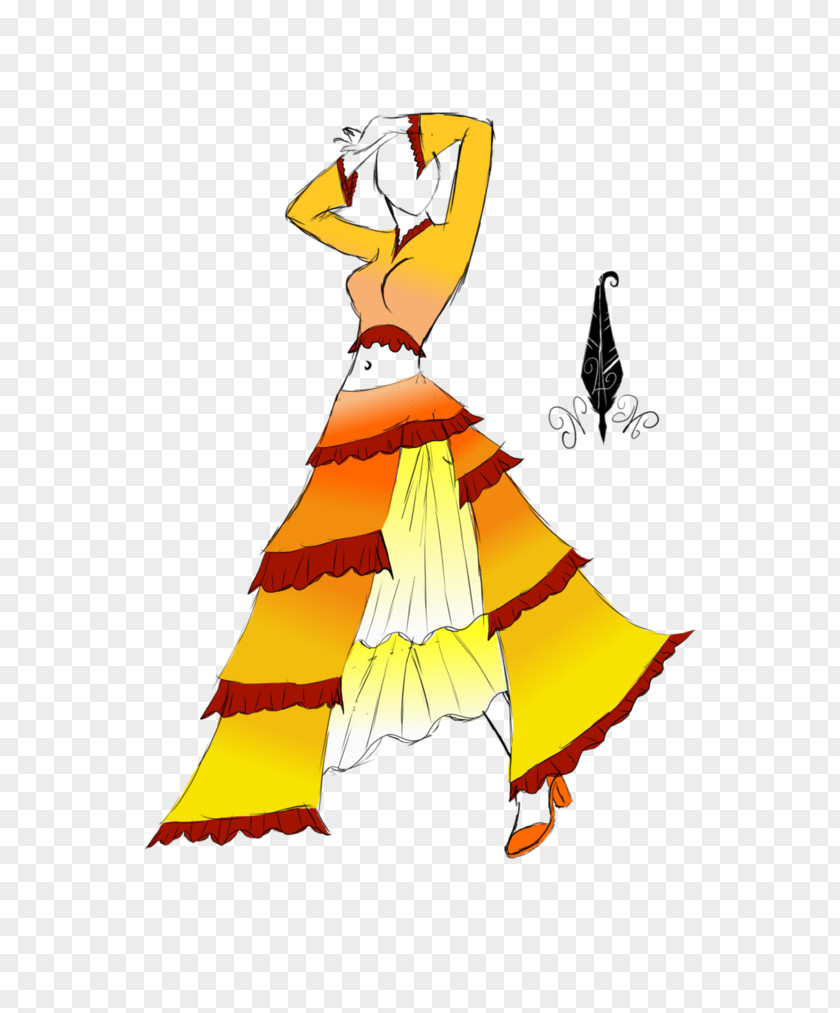 Layerd Clothing Costume Design Clip Art PNG