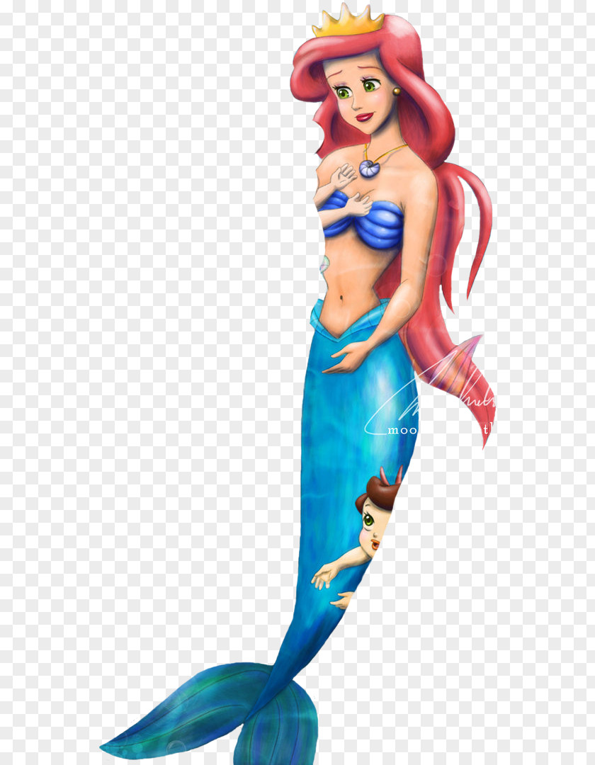 Mermaid The Little Ariel Queen Athena King Triton PNG