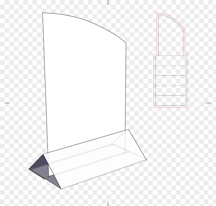 Paper Knife Structure White Pattern PNG
