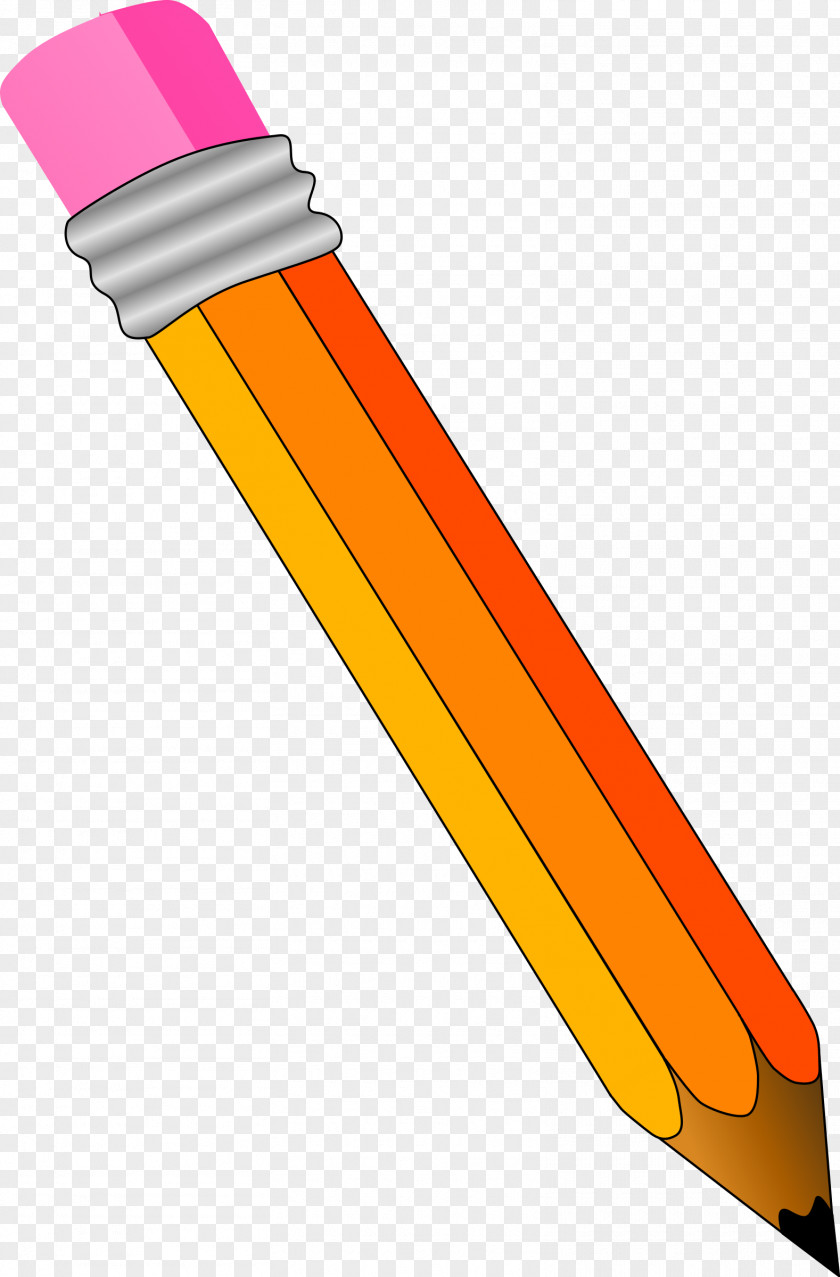 Sharpened Pencil Cliparts Colored Clip Art PNG