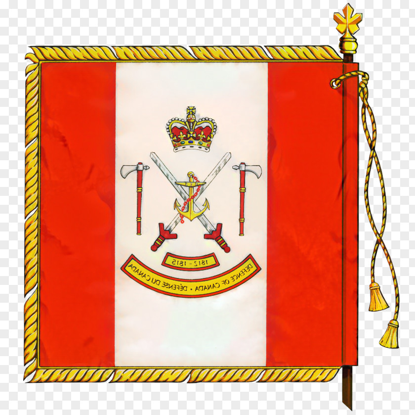 War Of 1812 Flag Canada Regiment PNG