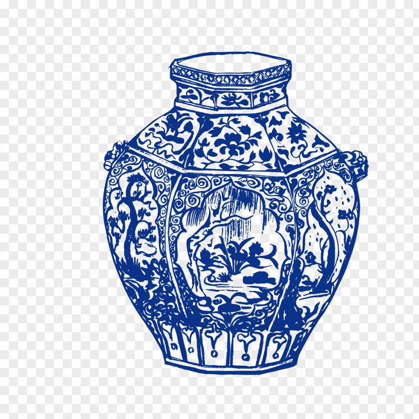 Blue And White,Pattern,Classical Patterns,blue,Moire,Chinese Style,Walls,Bones Motif White Pottery Chinoiserie PNG