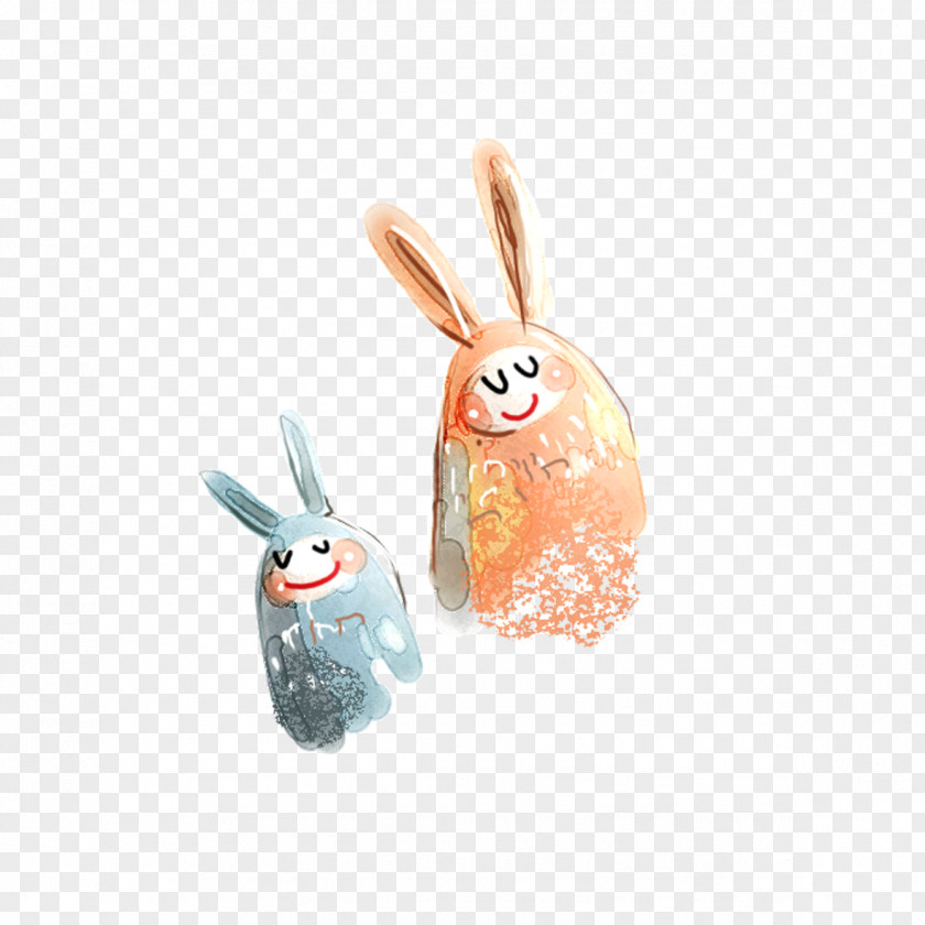Fairy Tale Background Pattern Easter Bunny Rabbit PNG