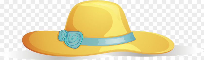 Hat Vector Material Yellow Shoe PNG