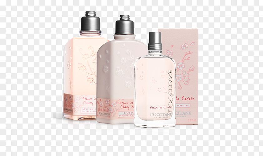 Natural Blossom Lotion L'Occitane En Provence Shower Gel Perfume Bathing PNG
