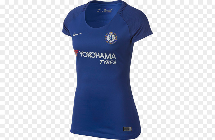 Women Soccer T-shirt Chelsea F.C. Jersey Woman PNG