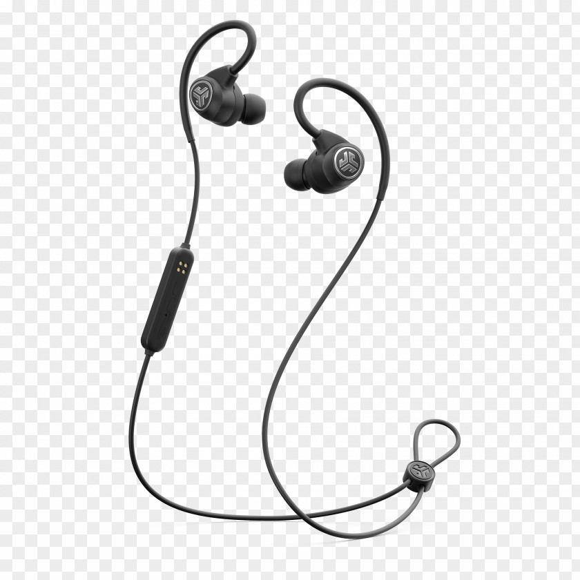 Black Headphones JLab Epic Sport Wireless Earbuds Audio Air PNG