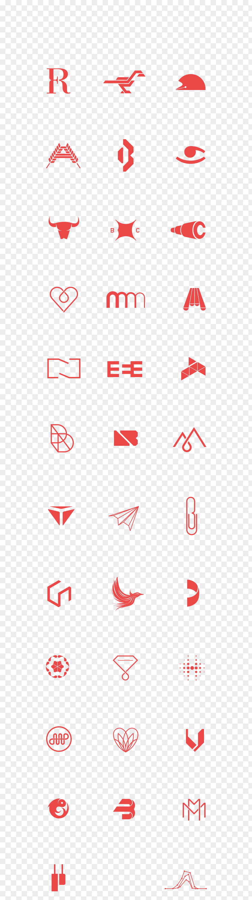 Design Logo Graphic Monogram PNG