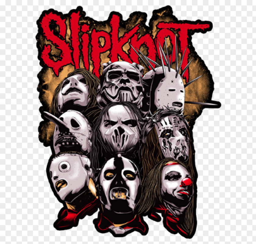 T-shirt Slipknot Distro Clothing PNG