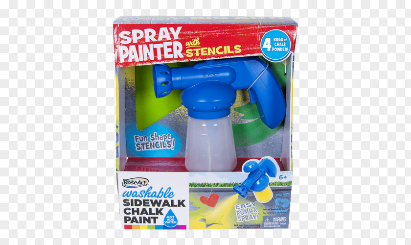 Toy Spray Painting Sidewalk Chalk Mega Brands America PNG