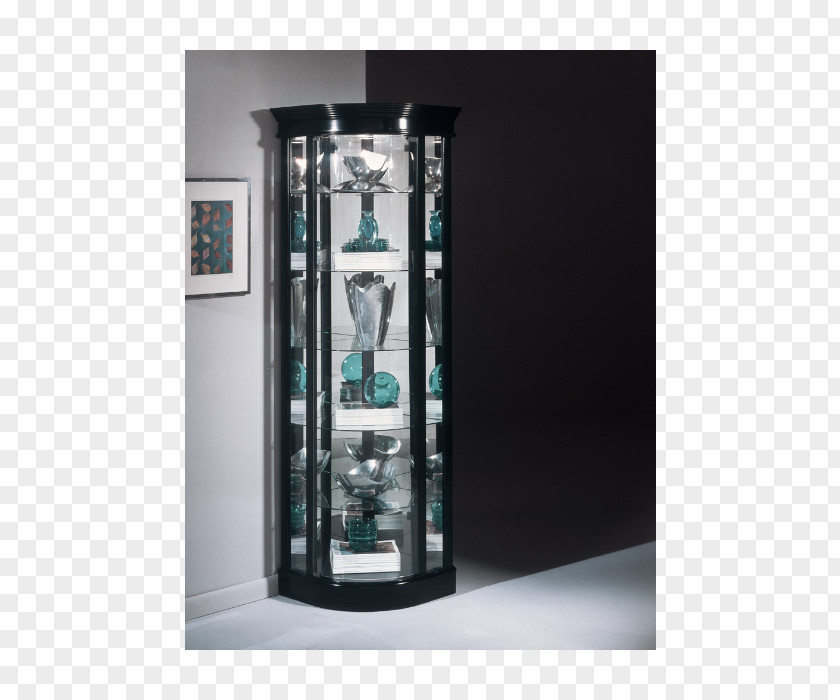 Glass Curio Cabinet Display Case Cabinetry Furniture PNG
