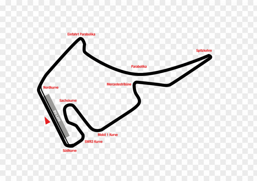 Grand Prix Hockenheimring Logo Length Curve PNG