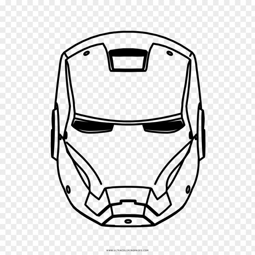 Iron Man Sketch Spider-Man Drawing Mask Coloring Book PNG