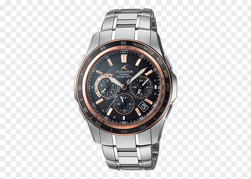 Oceanus Casio Watch EDIFICE Clock PNG