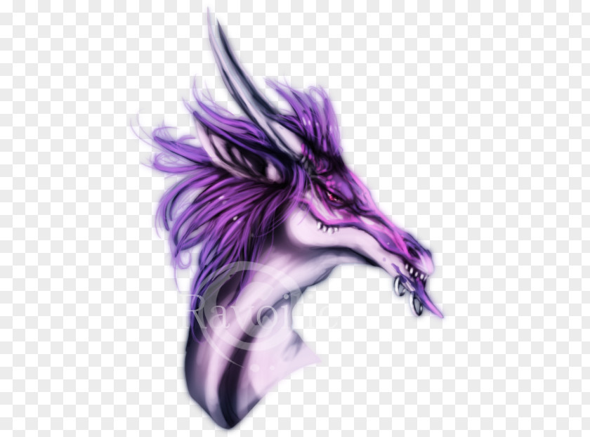 Purple Dragon Legendary Creature PNG