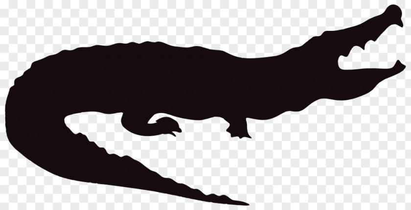 Alligator Crocodile Silhouette Clip Art PNG