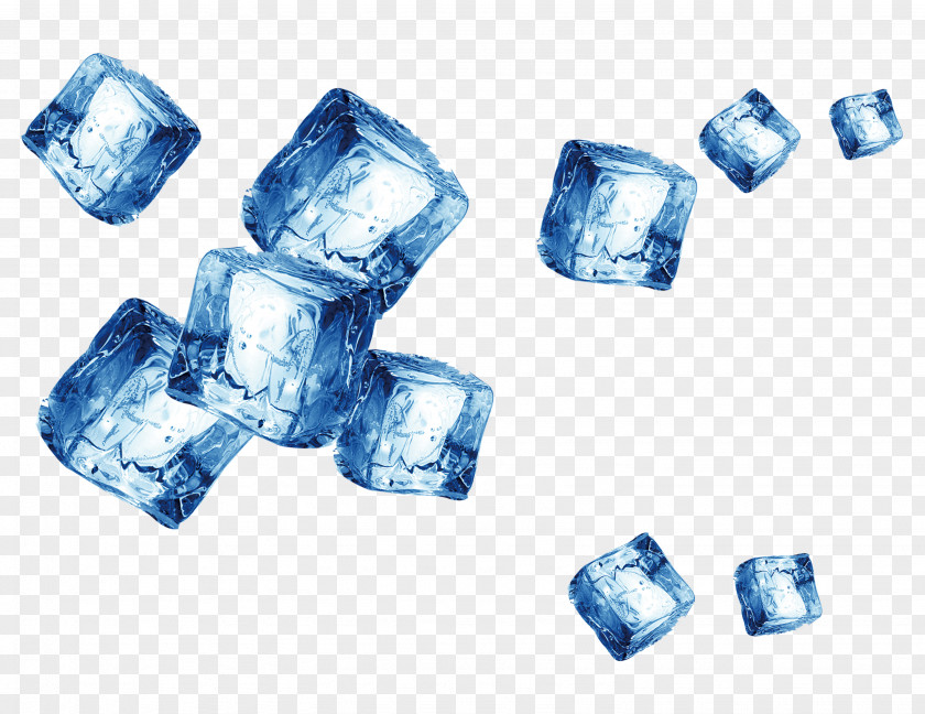 Blue Ice Cubes Cube Iceberg PNG