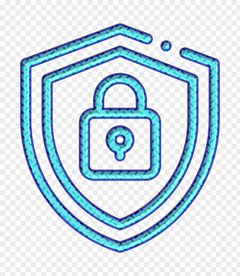 Protection Icon Shield Big Data PNG