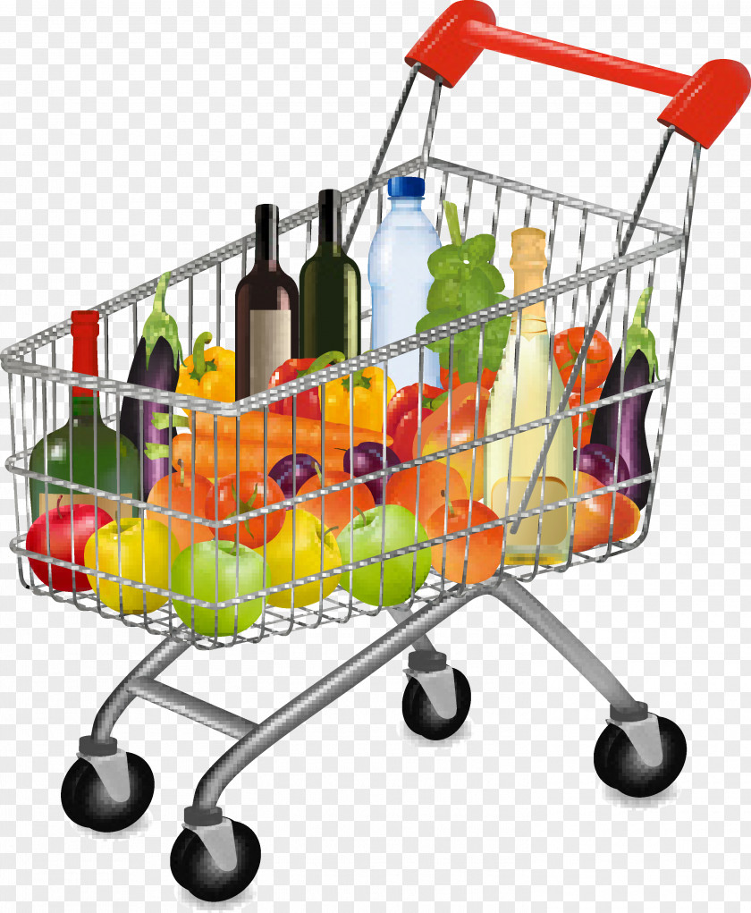 Shopping Cart Grocery Store Business Clip Art PNG