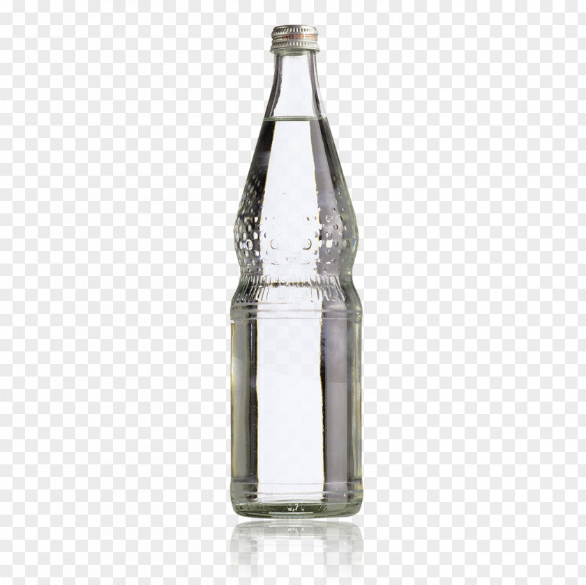 Transparent Glass Bottle Poster PNG