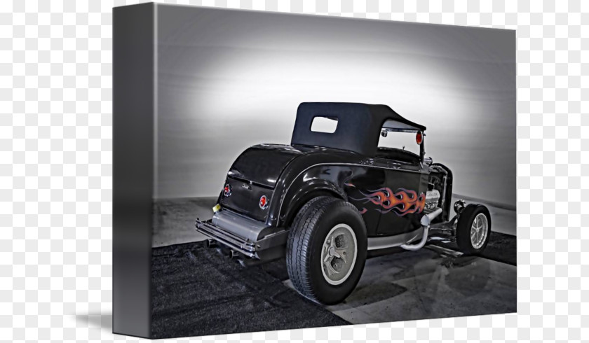 Vintage Hot Rod Model Car Automotive Design PNG