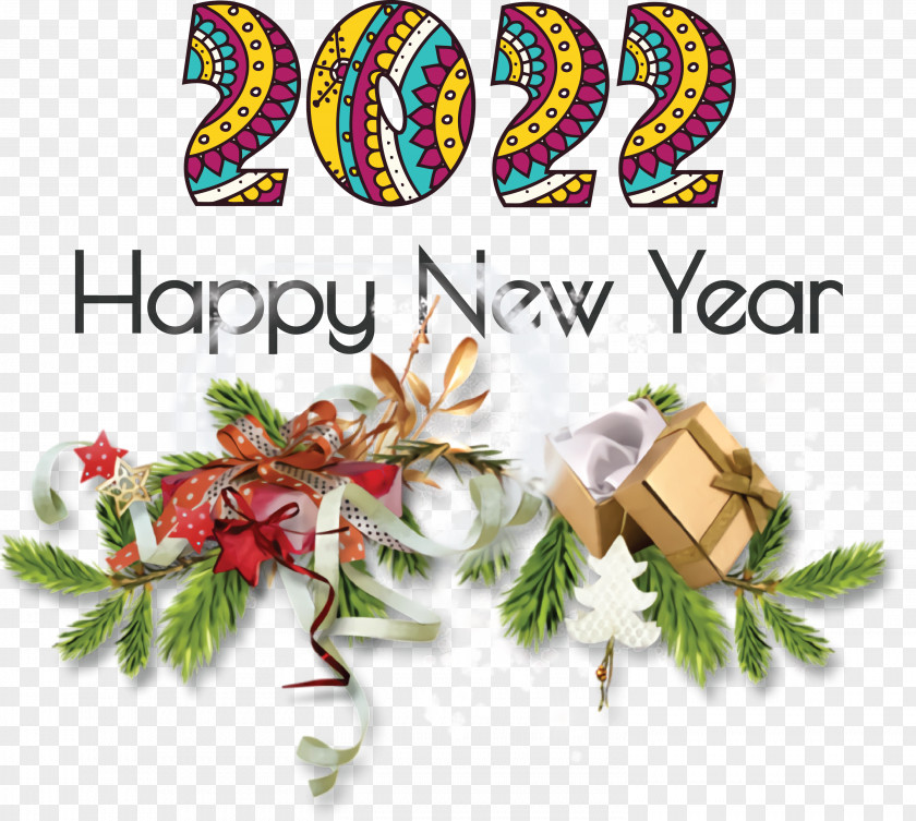 2022 Happy New Year PNG