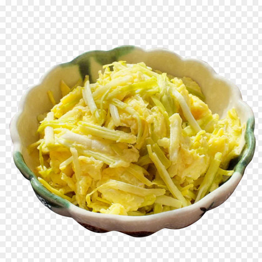 Chive Scrambled Eggs Dishes Thai Cuisine Garlic Chives Food PNG