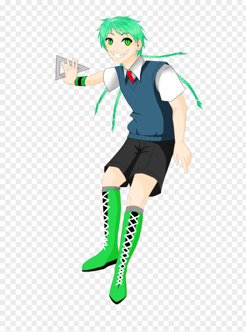 Tagname Cartoon Green Costume Shoe PNG