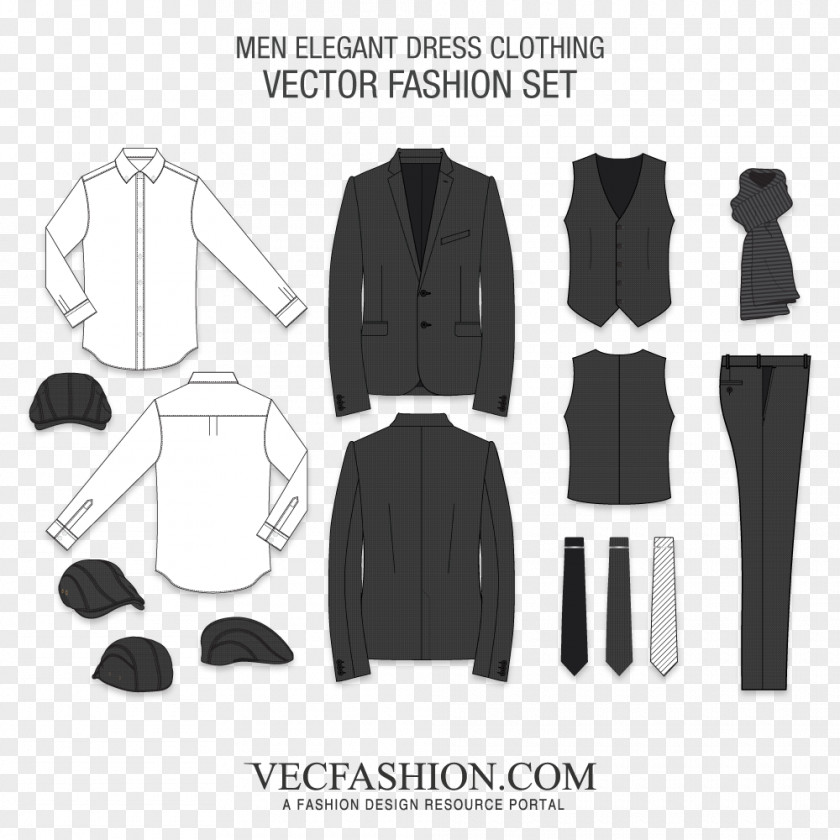 Charcoal Suit Outerwear Clothing Dress Shirt PNG