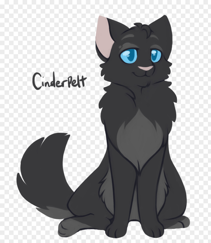 Cinderpelt Black Cat Kitten Into The Wild Forest Of Secrets Domestic Short-haired PNG