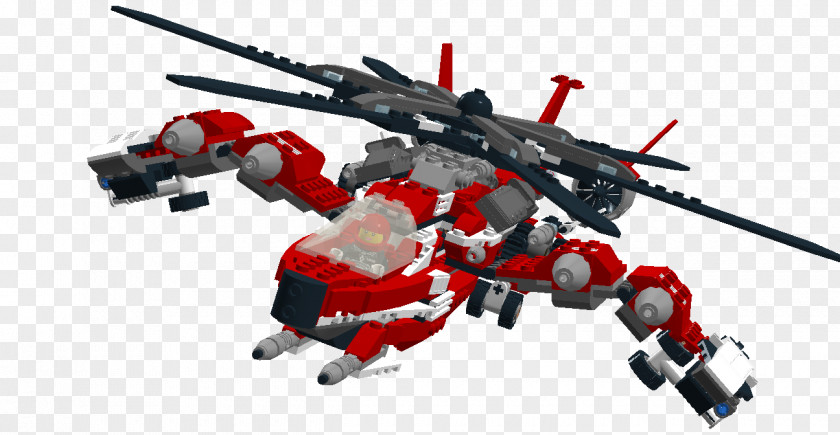 Helicopter Rotor Mecha Robot LEGO PNG