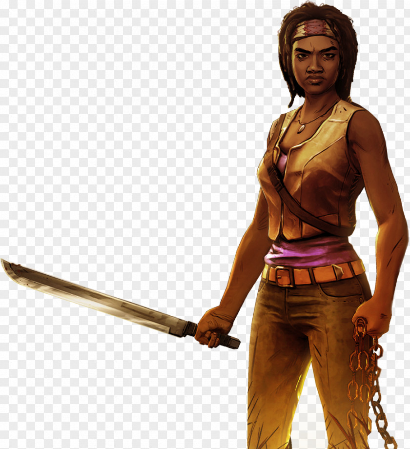Character Walking The Dead: Michonne Season Two PlayStation 4 PNG
