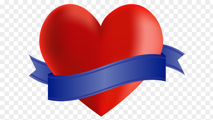 Copy Space Ribbon Heart PNG