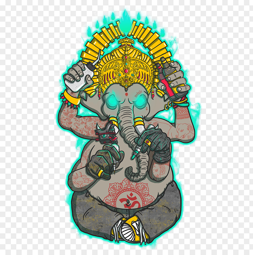 Ganesha Illustration Graphics Product Organism Font PNG
