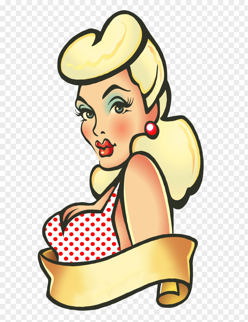 Pin-up Girl Rockabilly PNG girl , others clipart PNG