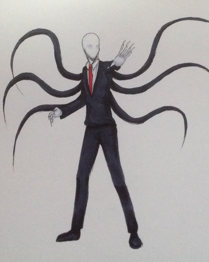 Slender Man Slender: The Eight Pages Quick, Draw! Slenderman Drawing DeviantArt PNG