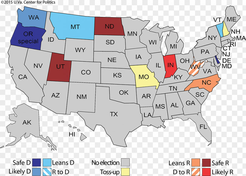 United States Gubernatorial Elections, 2016 Map Governor 2017 PNG