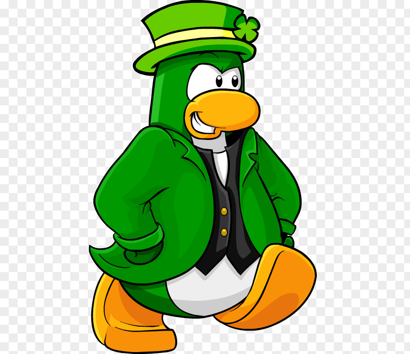 Club Penguin Green Leprechaun Clip Art Wiki PNG