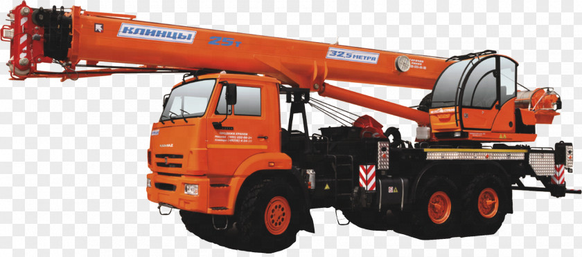 Crane Mobile Truck Галичский автокрановый завод Kamaz PNG