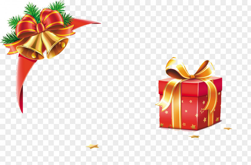 Gift Box Bell Pattern Christmas New Year Happiness Wish Feliz Navidad PNG