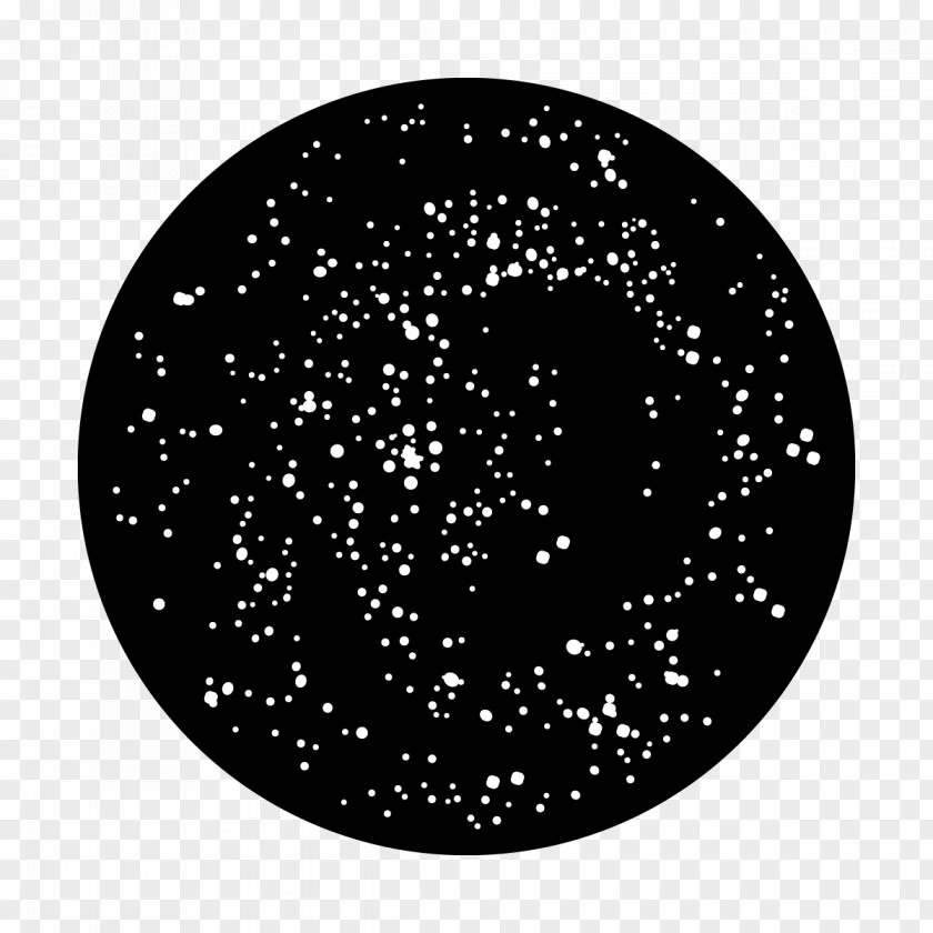 Light Star Gobo Circle Metal PNG
