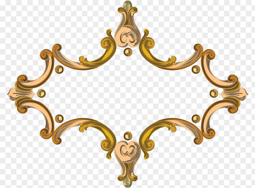 Luxury Three-dimensional Gold Frame Photography PNG