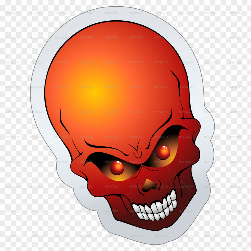 Sticker Skull Raster Graphics Clip Art PNG