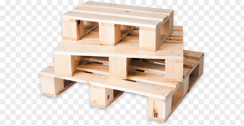 Wood EUR-pallet Packaging And Labeling Wooden Box PNG