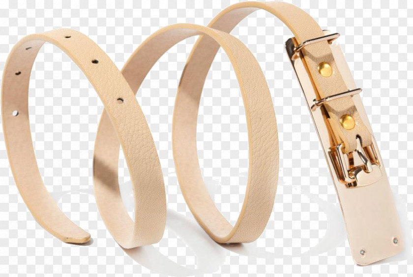 Belt Bangle Metal Material PNG