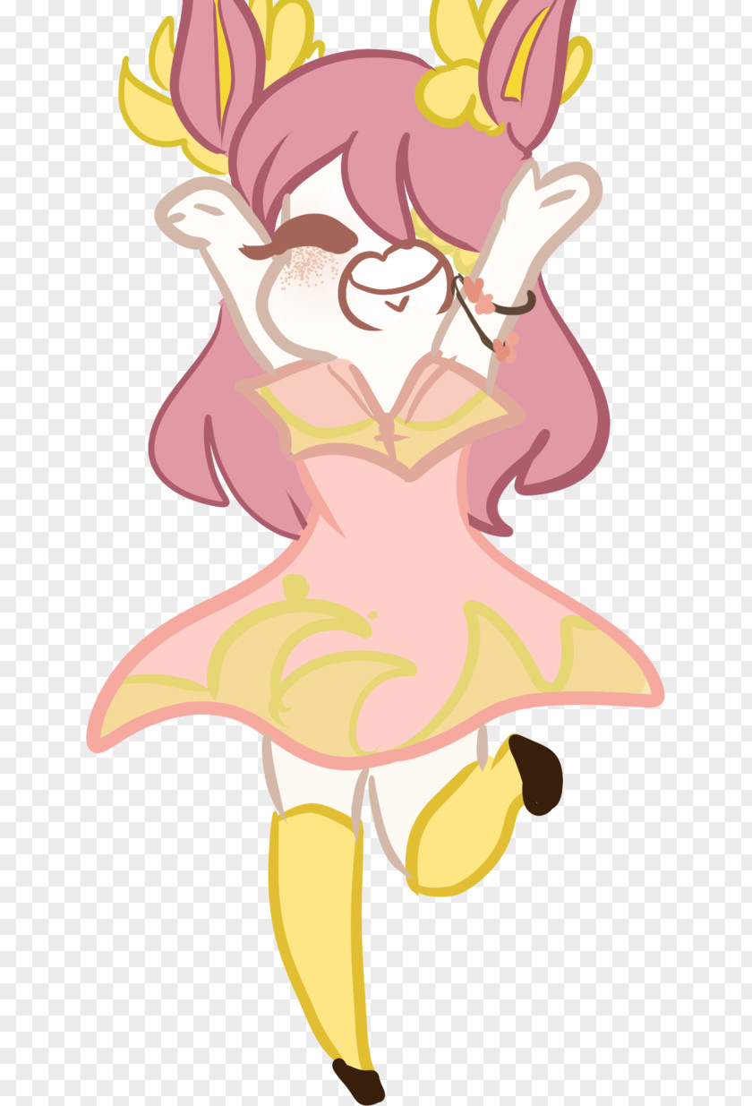 Lemon Chicken Horse Fairy Pink M Clip Art PNG