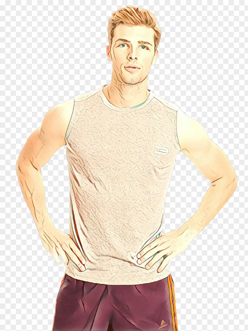 Male Arm Clothing White T-shirt Shoulder Neck PNG