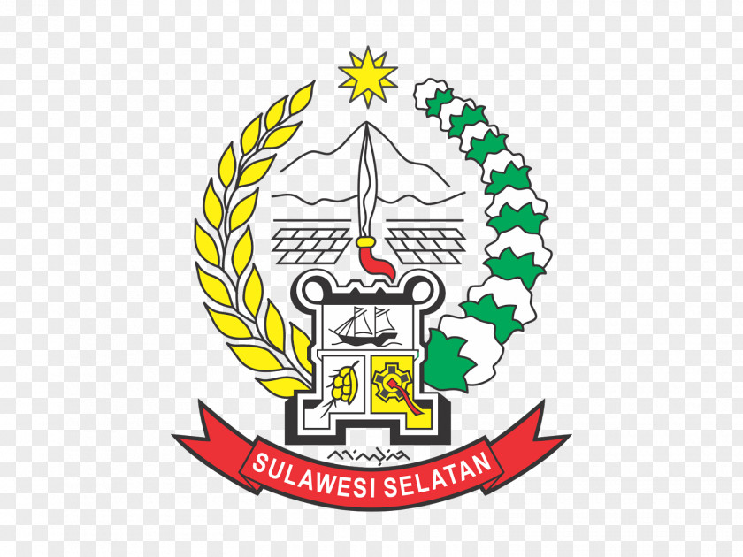 Banteng Flag Seal Of South Sulawesi Cdr Vector Graphics PNG