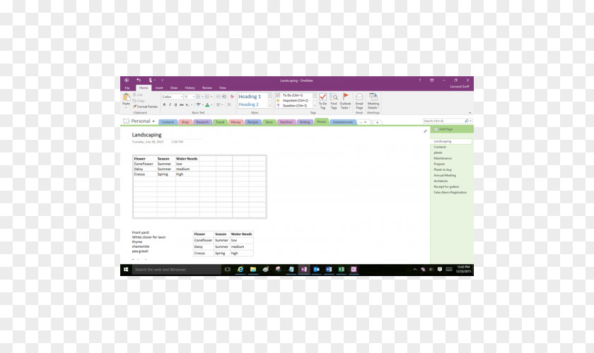 Computer Microsoft Office 2016 Screenshot PNG